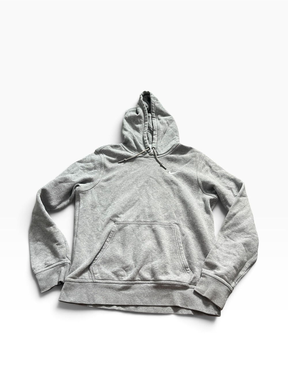 Nike Mens Gray Hooded Pullover Sweatshirt